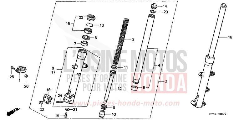 GABEL, VORNE von City Fly FRIGHT GREEN (G168E) von 1998